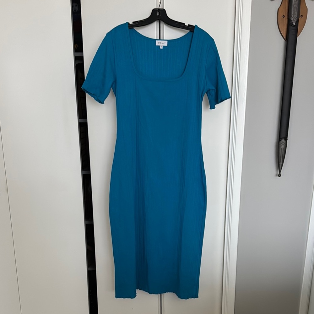 Wray NYC Keller Dress in Turquoise - XL - EUC